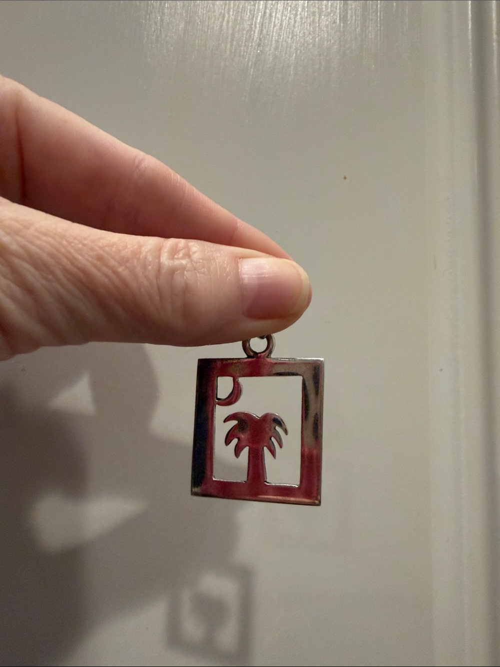 Sterling Silver Palm Tree Pendant - SC - Picture 4 of 4